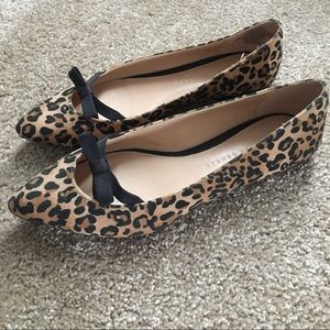 LC Lauren Conrad flats, Size 9, cheetah print